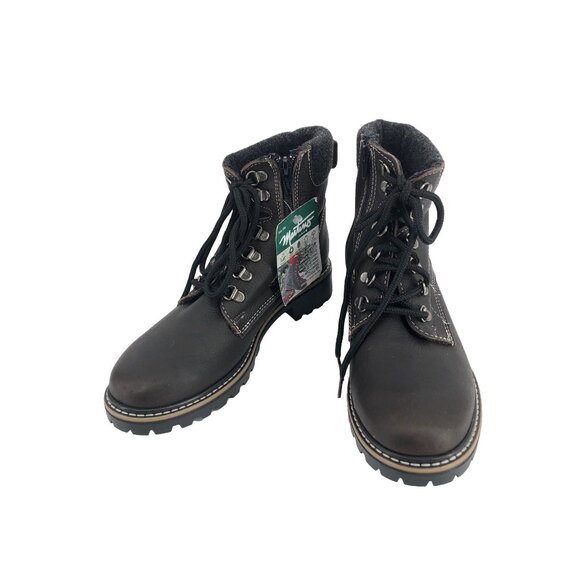 Martino Canada Combat Style Winter Boots 8.5 Narrow Runs Small Fits 8 Narrow New - Picture 1 of 9